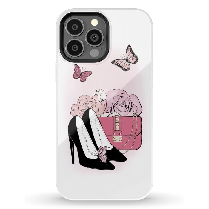 iPhone 13 Pro Max StrongFit Pink fashionista by Martina