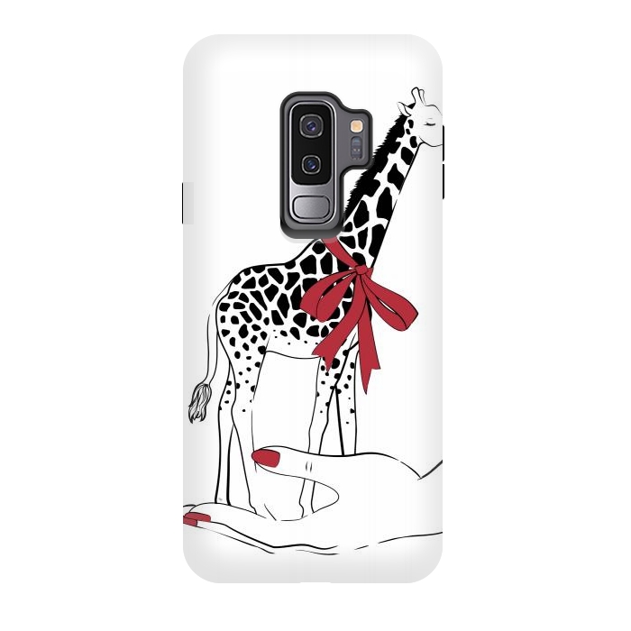 Galaxy S9 plus StrongFit Holding Giraffe by Martina