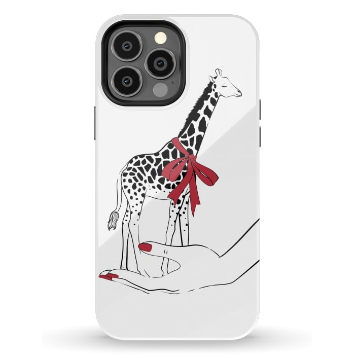 iPhone 13 Pro Max StrongFit Holding Giraffe by Martina