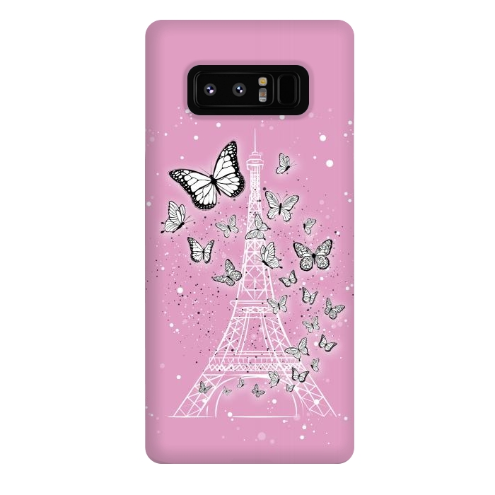 Galaxy Note 8 StrongFit Pink Paris by Martina