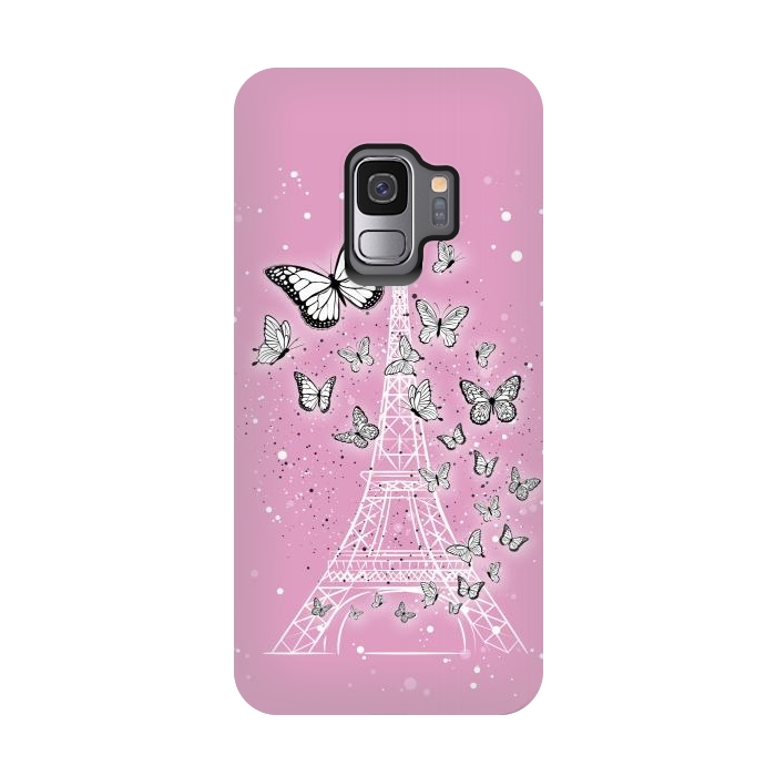 Galaxy S9 StrongFit Pink Paris by Martina