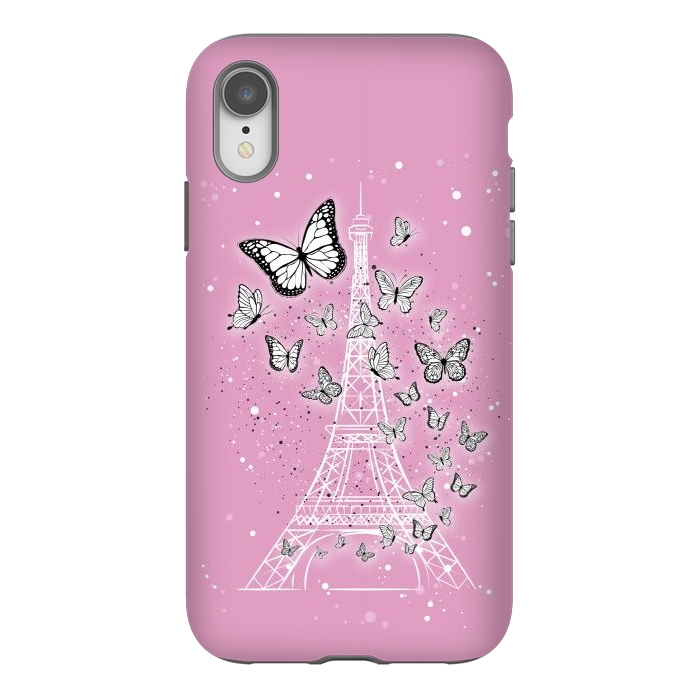 iPhone Xr StrongFit Pink Paris by Martina