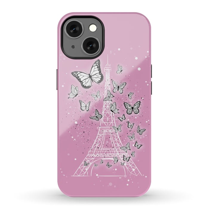 iPhone 13 StrongFit Pink Paris by Martina