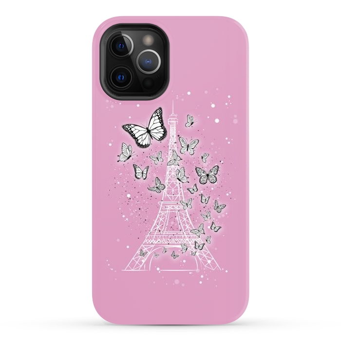 iPhone 12 Pro Max StrongFit Pink Paris by Martina