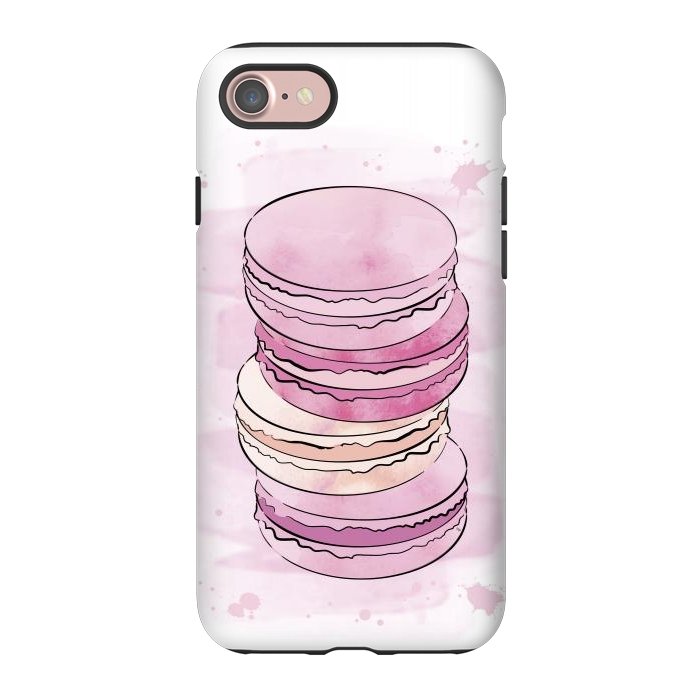 iPhone 7 StrongFit Pink Macarons by Martina