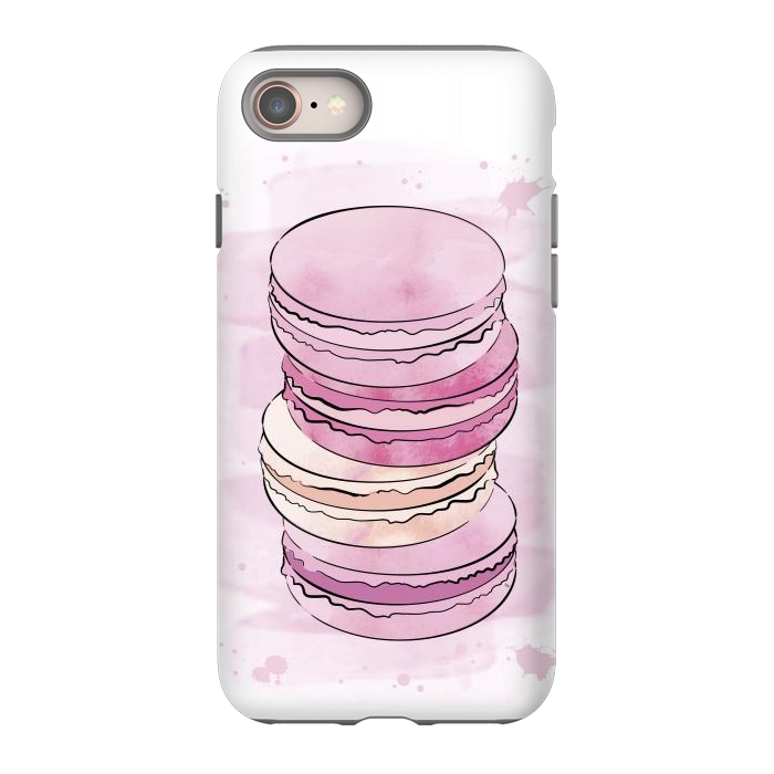 iPhone SE StrongFit Pink Macarons by Martina
