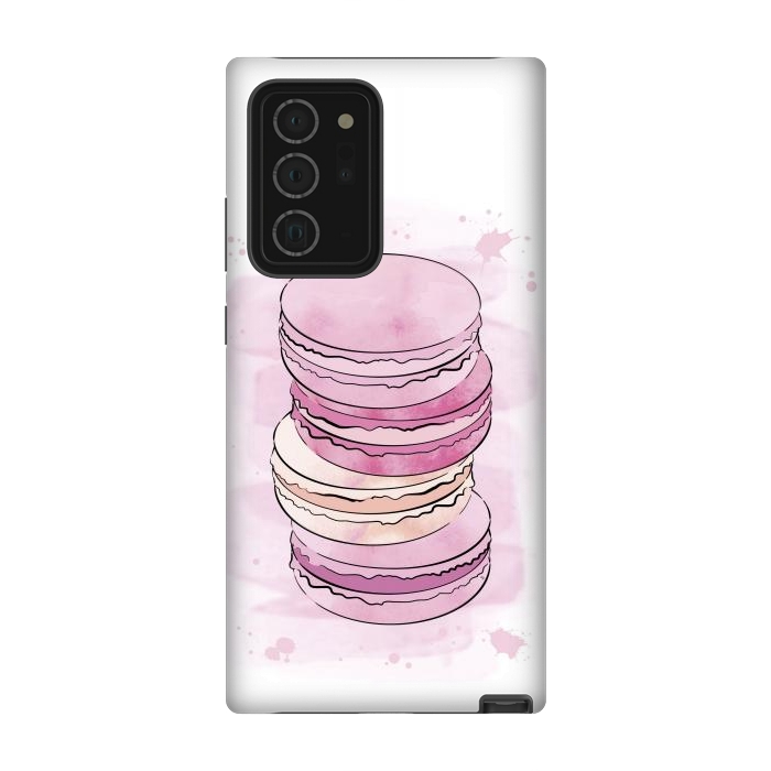 Galaxy Note 20 Ultra StrongFit Pink Macarons by Martina