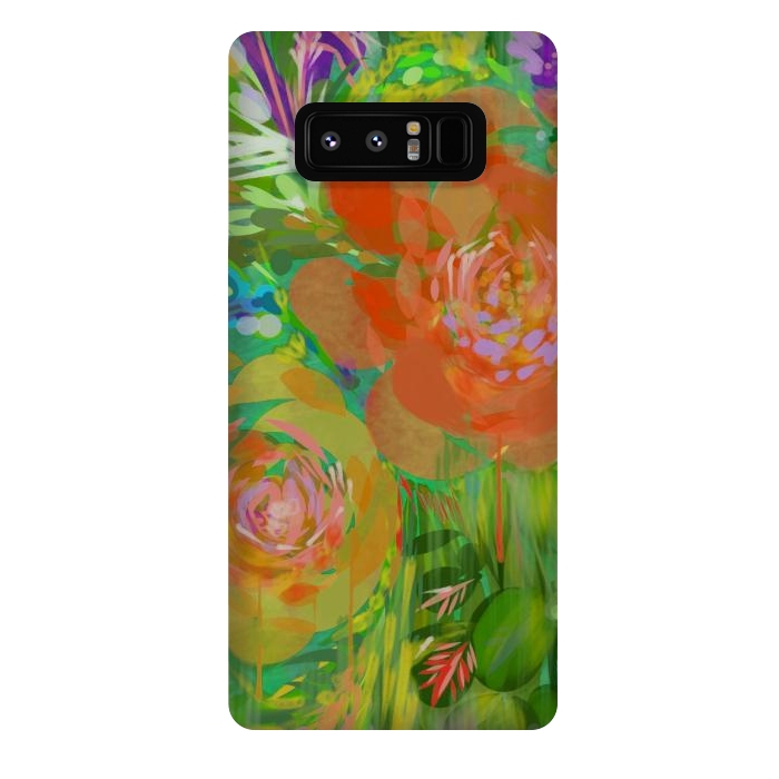 Galaxy Note 8 StrongFit Orange Dream by Josie