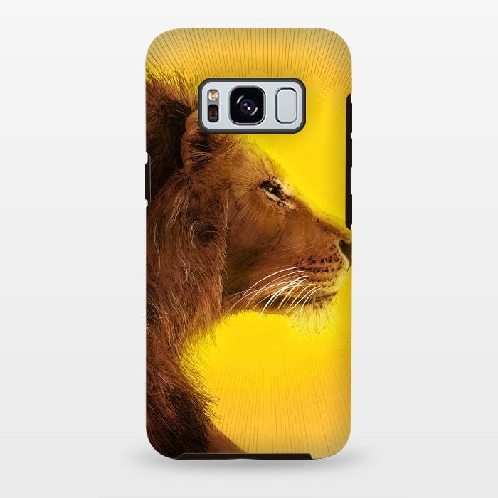 Galaxy S8 plus StrongFit Lion and Sun by ECMazur 