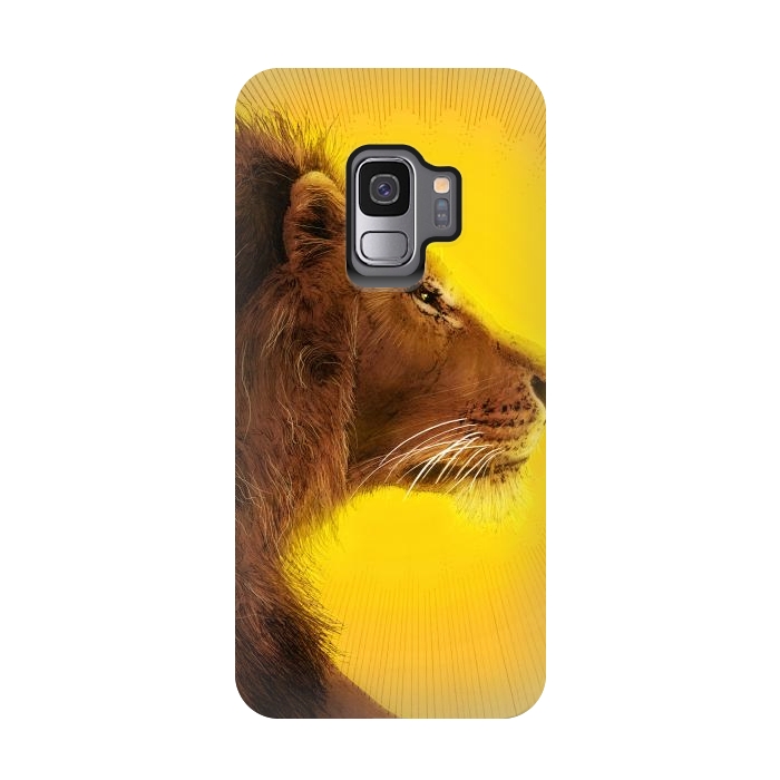 Galaxy S9 StrongFit Lion and Sun by ECMazur 