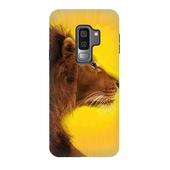 Galaxy S9 plus StrongFit Lion and Sun by ECMazur 