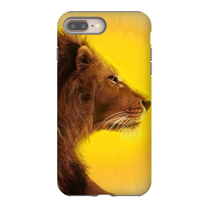 iPhone 8 plus StrongFit Lion and Sun by ECMazur 