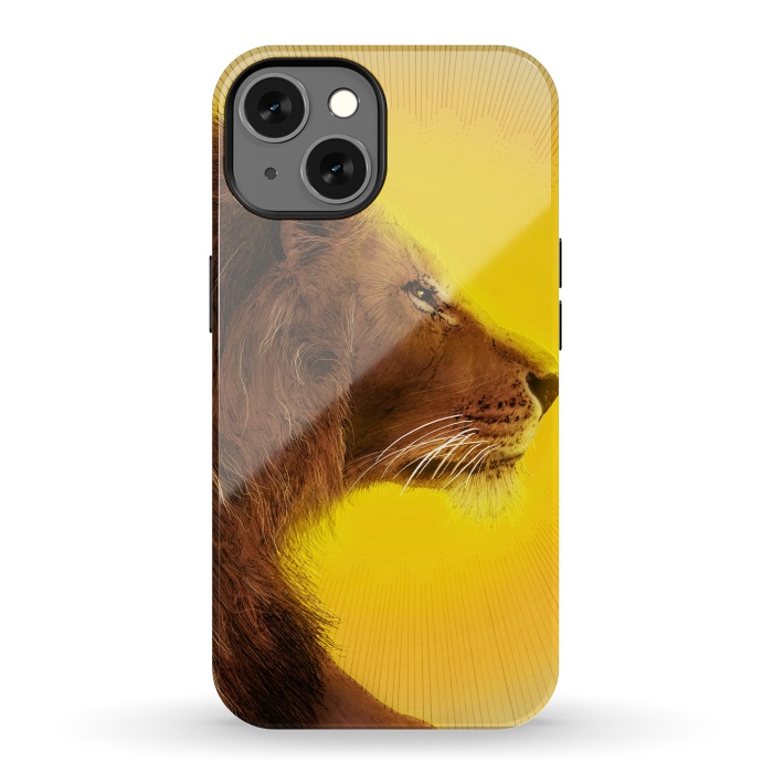 iPhone 13 StrongFit Lion and Sun by ECMazur 