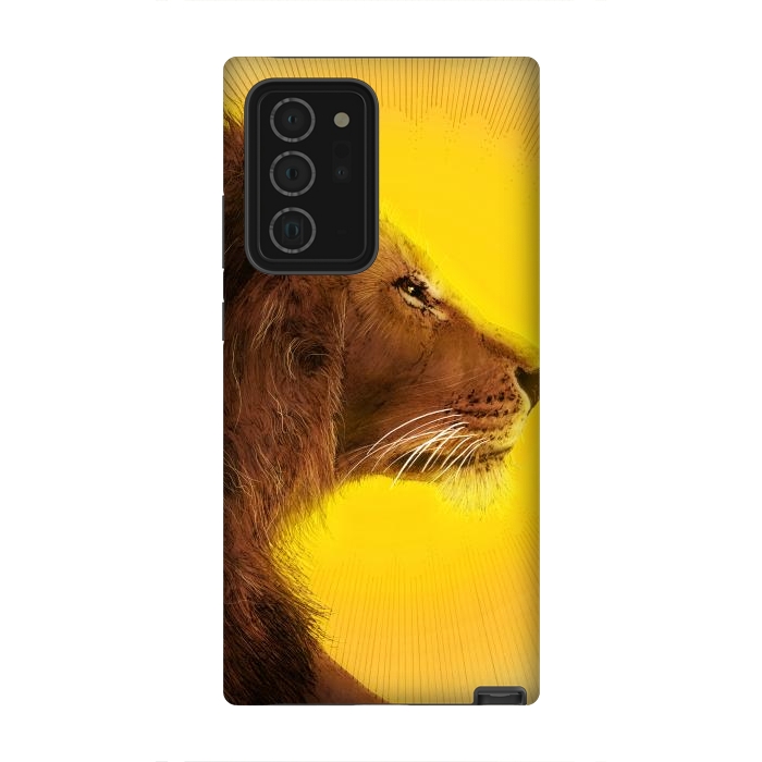 Galaxy Note 20 Ultra StrongFit Lion and Sun by ECMazur 
