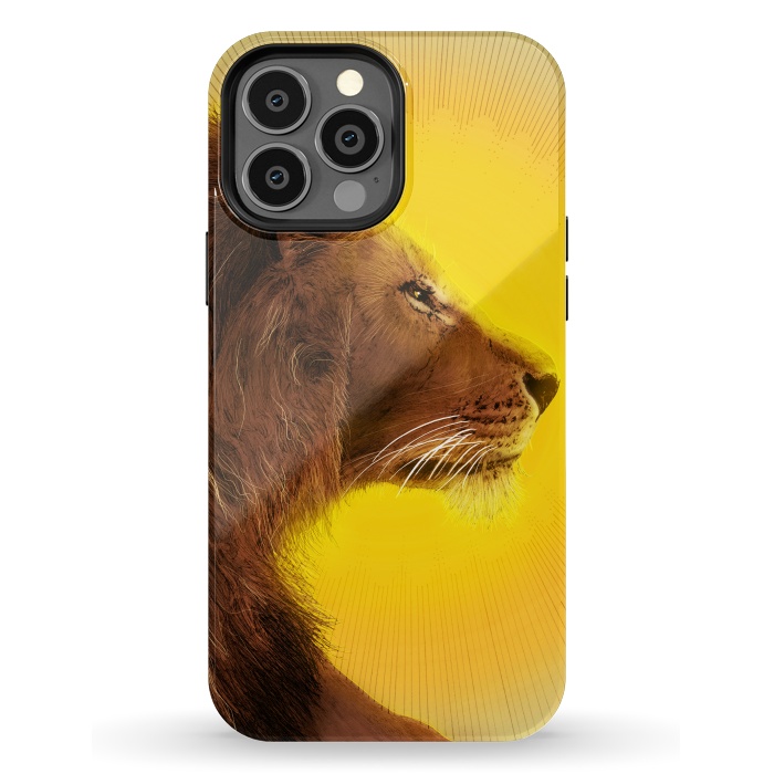 iPhone 13 Pro Max StrongFit Lion and Sun by ECMazur 