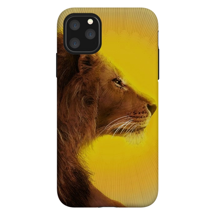 iPhone 11 Pro Max StrongFit Lion and Sun by ECMazur 
