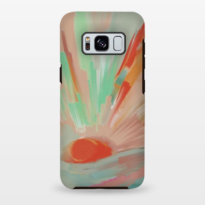 Galaxy S8 plus StrongFit Abstract Sunrise by Josie