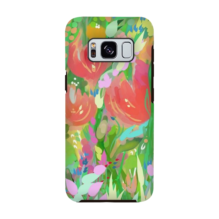 Galaxy S8 StrongFit Baby's Orange Roses by Josie