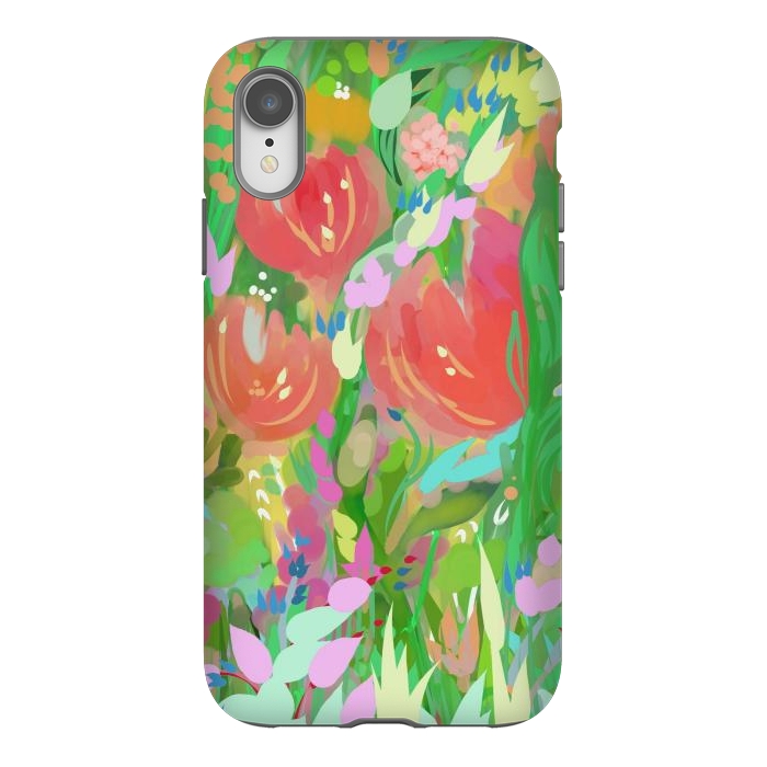 iPhone Xr StrongFit Baby's Orange Roses by Josie