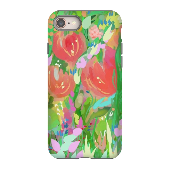 iPhone SE StrongFit Baby's Orange Roses by Josie