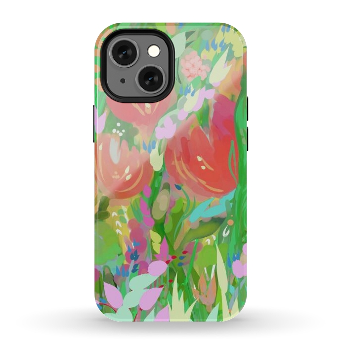iPhone 12 mini StrongFit Baby's Orange Roses by Josie