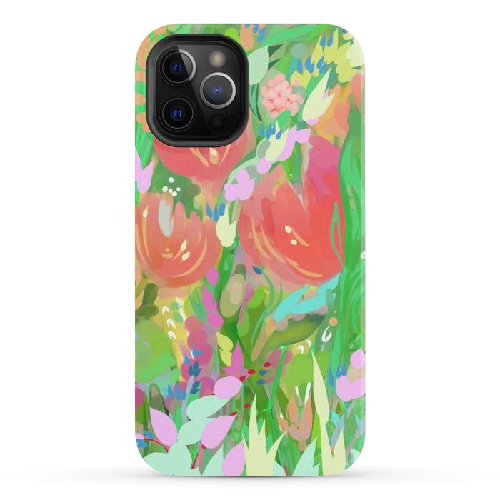 iPhone 12 Pro StrongFit Baby's Orange Roses by Josie