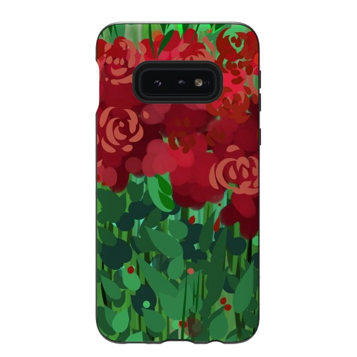 Galaxy S10e StrongFit Reddom Roses by Josie