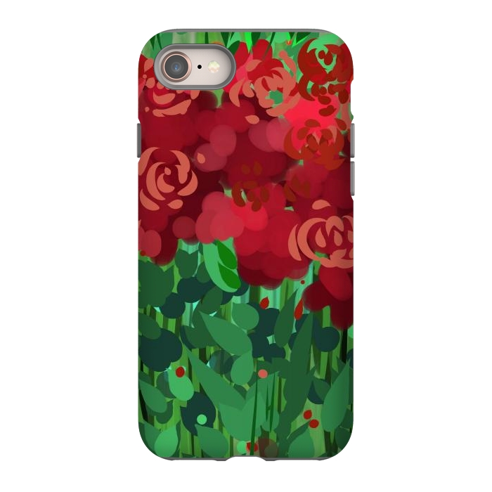 iPhone SE StrongFit Reddom Roses by Josie