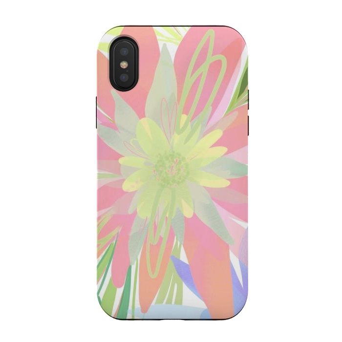 iPhone Xs / X StrongFit Peachy Haven by Josie