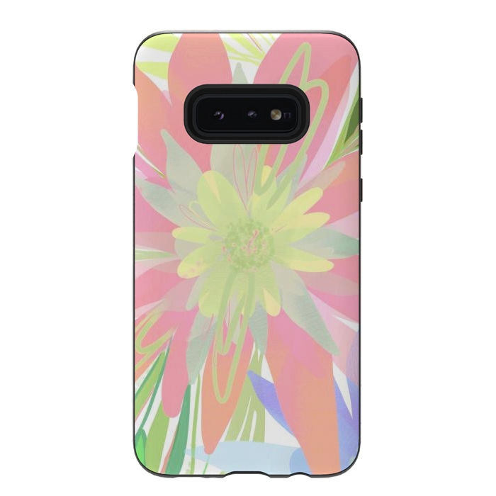 Galaxy S10e StrongFit Peachy Haven by Josie