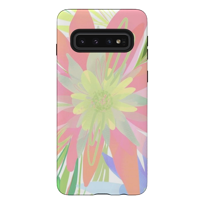 Galaxy S10 StrongFit Peachy Haven by Josie