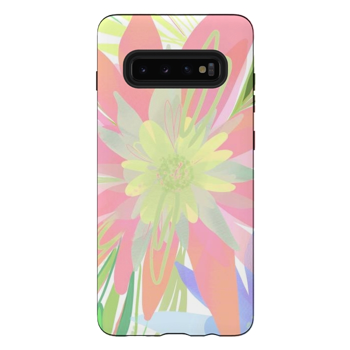 Galaxy S10 plus StrongFit Peachy Haven by Josie