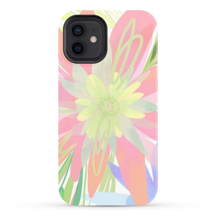 iPhone 12 StrongFit Peachy Haven by Josie