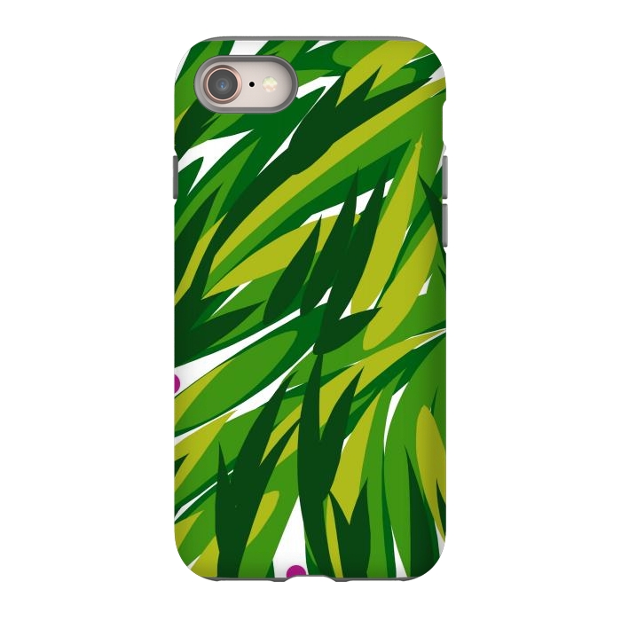 iPhone 8 StrongFit Green Palms by Josie