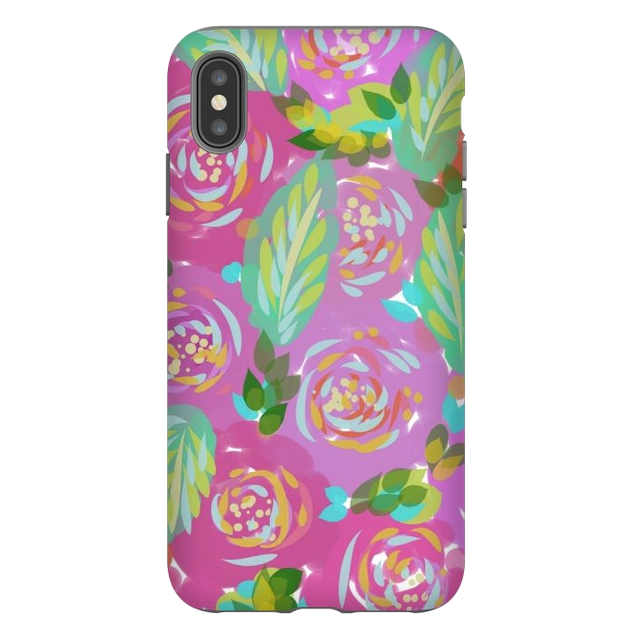 iPhone Xs Max StrongFit Happy Colors  by Josie