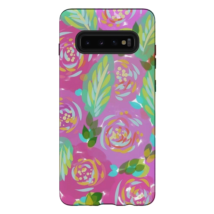 Galaxy S10 plus StrongFit Happy Colors  by Josie