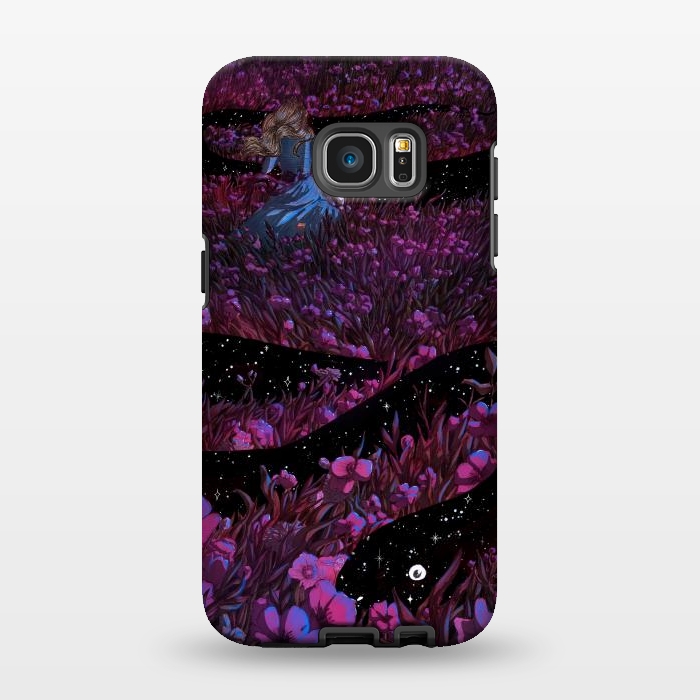 Galaxy S7 EDGE StrongFit Common Garden Snake at Night by ECMazur 