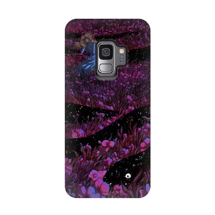 Galaxy S9 StrongFit Common Garden Snake at Night by ECMazur 