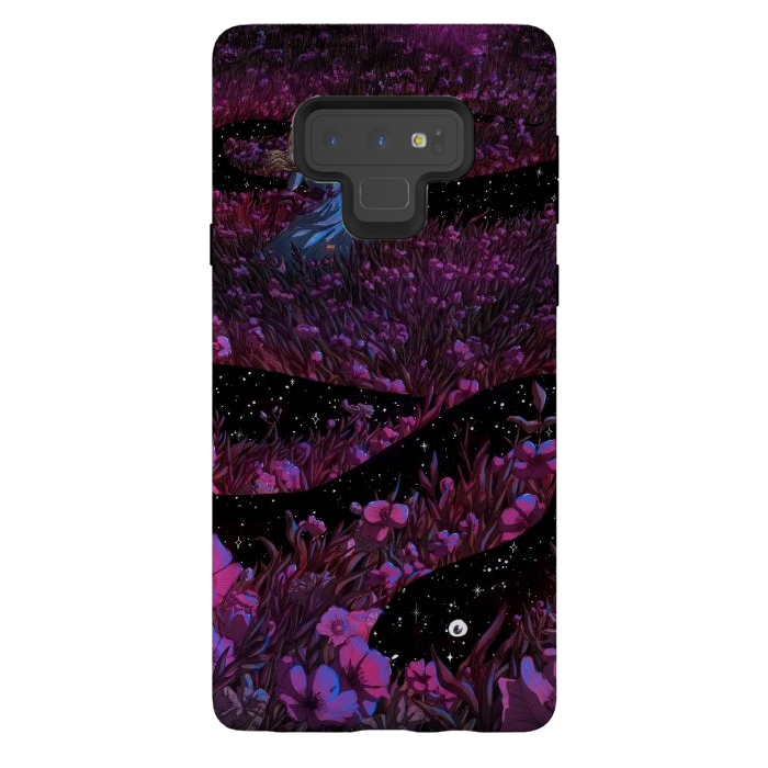Galaxy Note 9 StrongFit Common Garden Snake at Night by ECMazur 