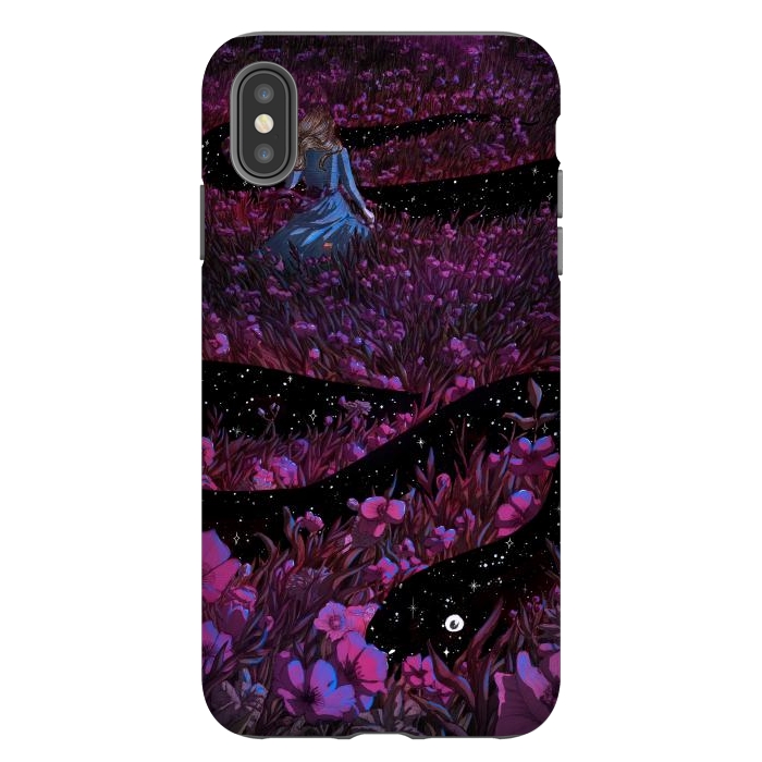 iPhone Xs Max StrongFit Common Garden Snake at Night by ECMazur 