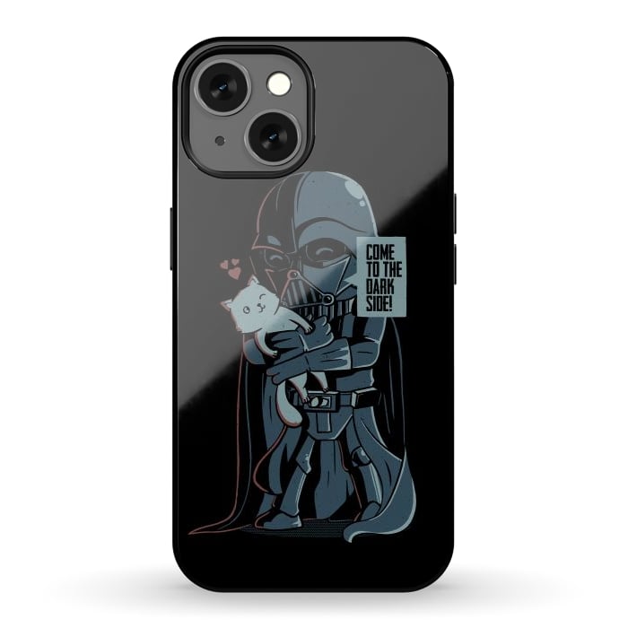 iPhone 13 StrongFit Come to the Dark Side - Cute Cat por eduely