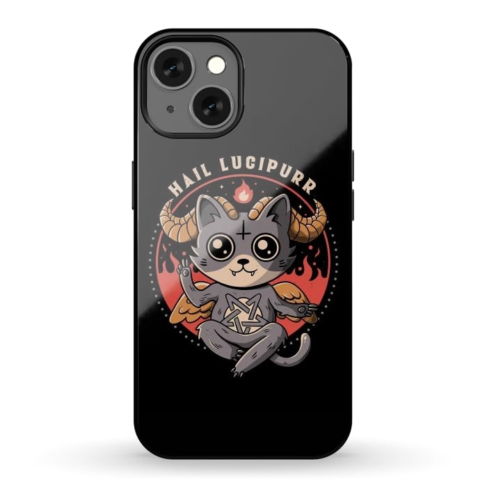 iPhone 13 StrongFit Hail Lucipurr by eduely