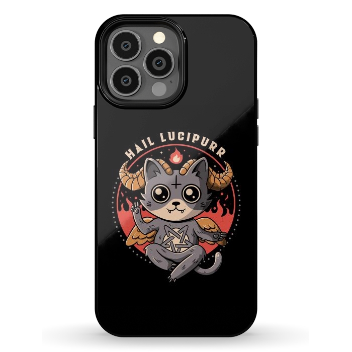 iPhone 13 Pro Max StrongFit Hail Lucipurr by eduely