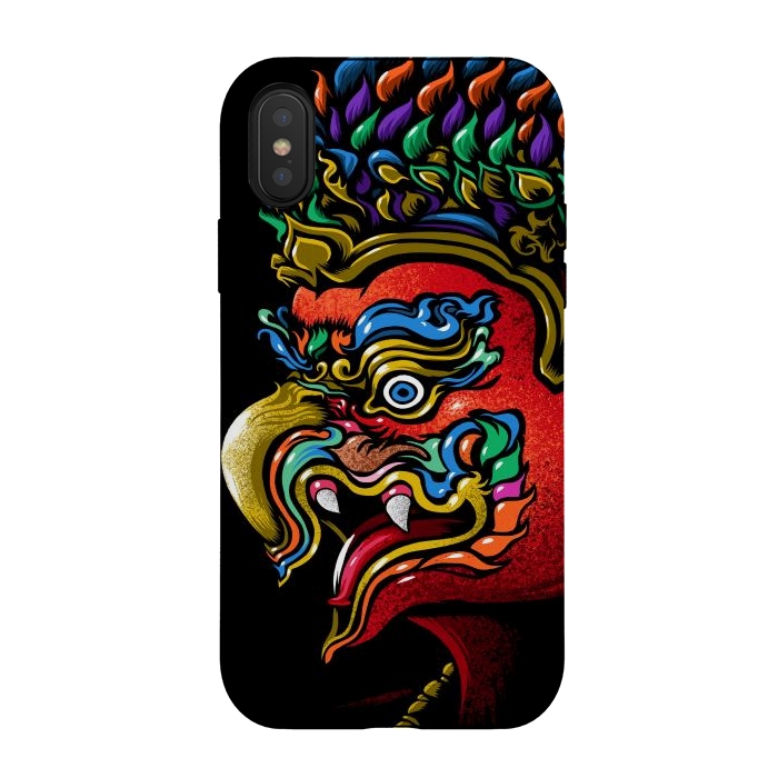 iPhone Xs / X StrongFit Thai God Garuda by Alberto