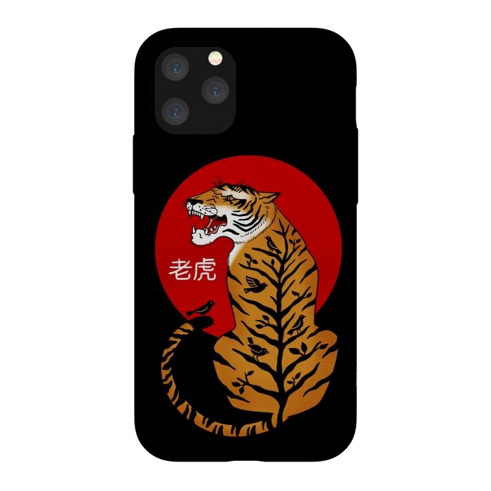 iPhone 11 Pro StrongFit Tiger Chinese by Coffee Man