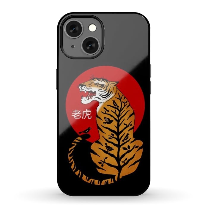 iPhone 13 StrongFit Tiger Chinese por Coffee Man