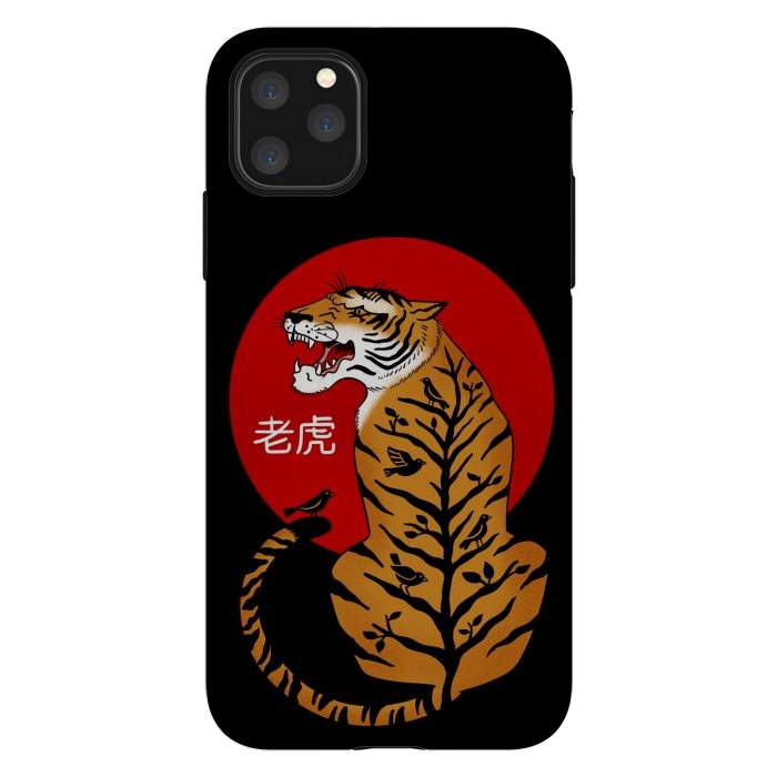 iPhone 11 Pro Max StrongFit Tiger Chinese by Coffee Man