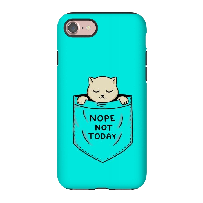 iPhone 7 StrongFit Cat Pocket by Coffee Man