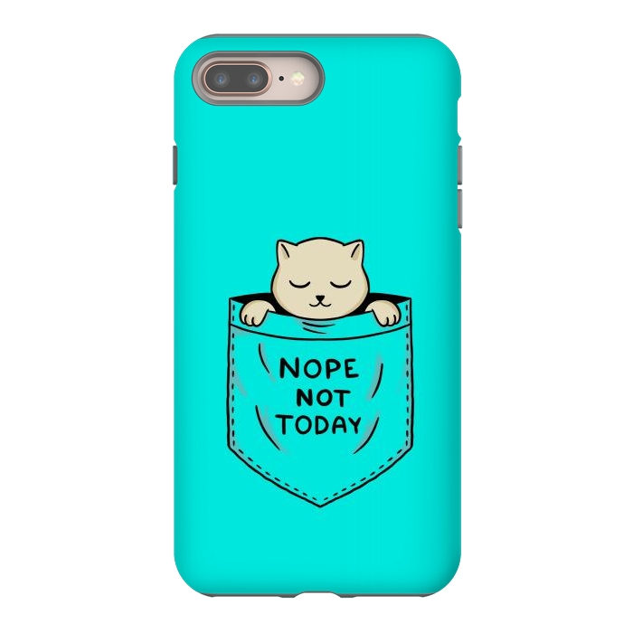 iPhone 7 plus StrongFit Cat Pocket by Coffee Man