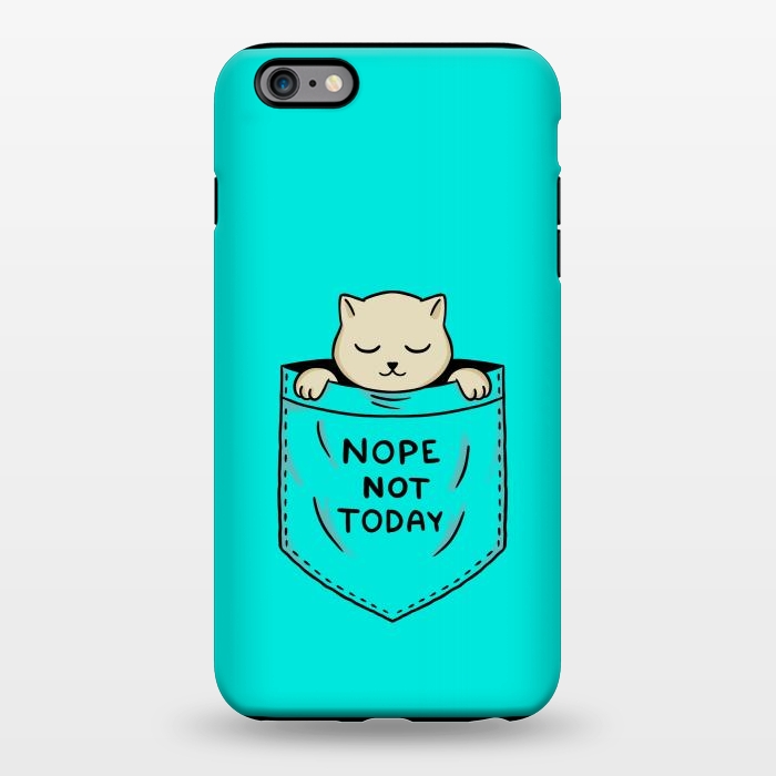 iPhone 6/6s plus StrongFit Cat Pocket by Coffee Man